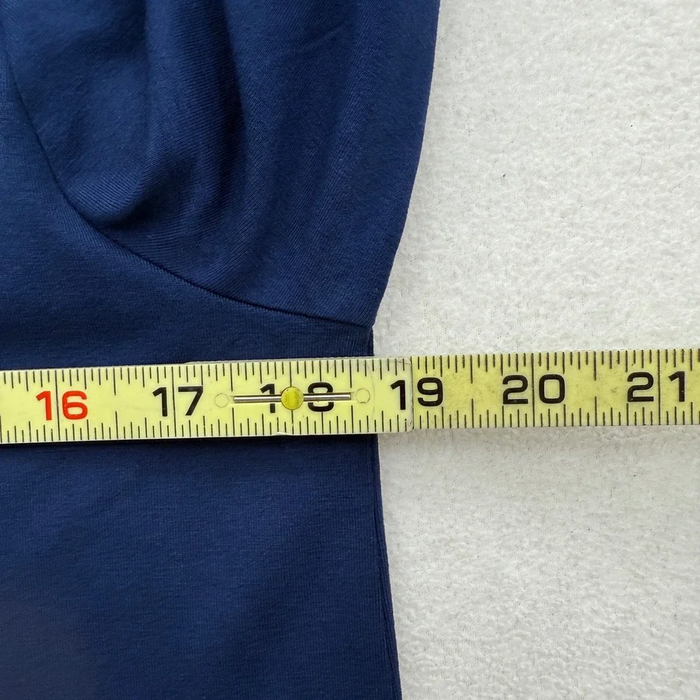 J.Jill Wearever Collection Deep Sea Blue Dress Women's S Small Long Sleeve - Picture 4 of 5